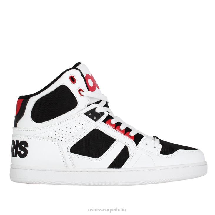 Osiris unisex New York 83 clk Z8JT16 scarpa bianco/nero/rosso